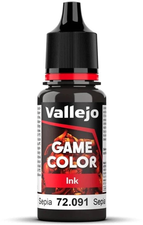 Vallejo: Game Color - Ink - Sepia 18 ml