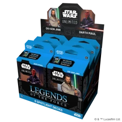 SW: Unlimited - Legends of the Force - Qui-Gon-Jinn + Darth Maul - Spotlight Deck