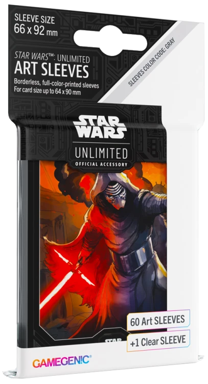 Gamegenic: Star Wars Unlimited - Art Sleeves - Kylo Ren