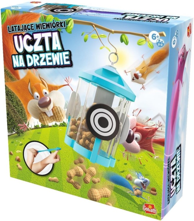 Latające Wiewiórki. Uczta na drzewie!