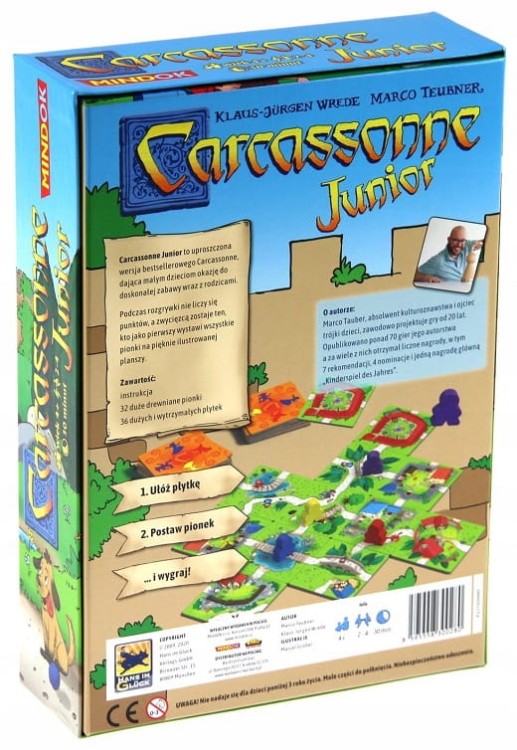 Carcassonne: Junior tył pudełka