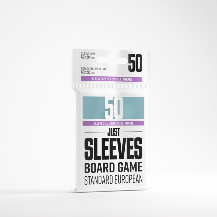 Gamegenic: Just Sleeves - Board Game Sleeves (62 x 94 mm) 50 sztuk, Clear