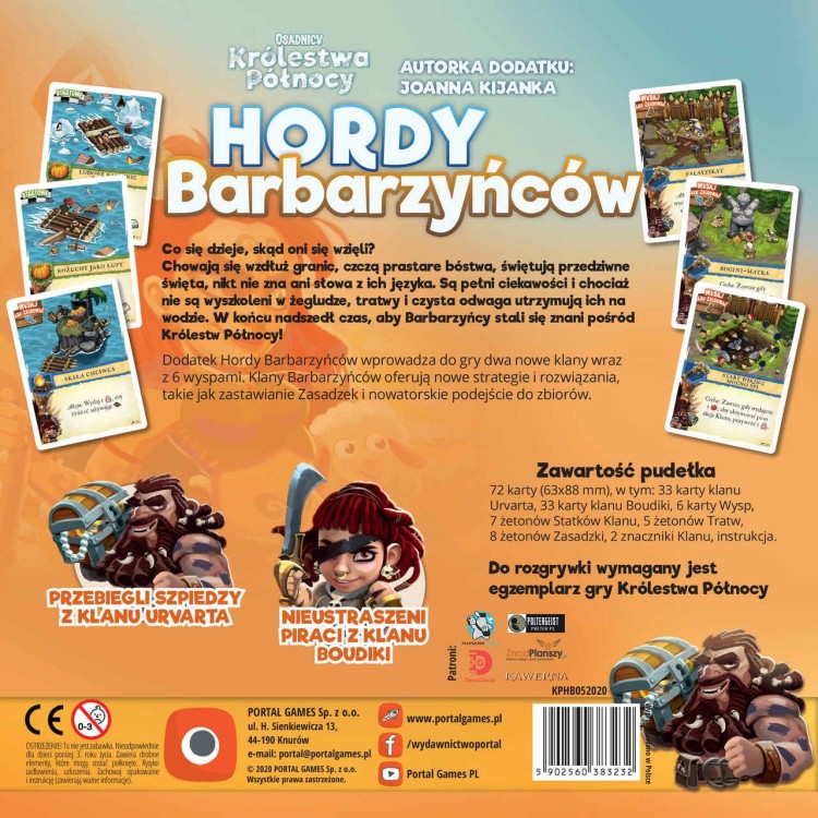 Królestwa Północy: Hordy Barbarzyńców (dodatek)  zawartość