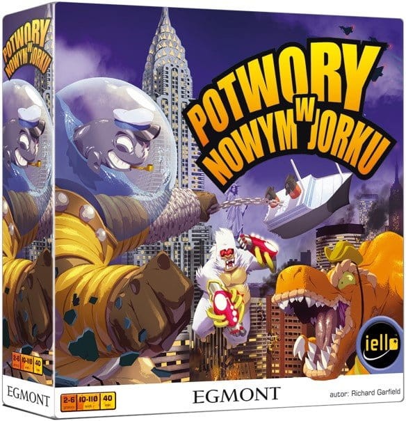 Potwory w Nowym Jorku (gra planszowa) pudełko