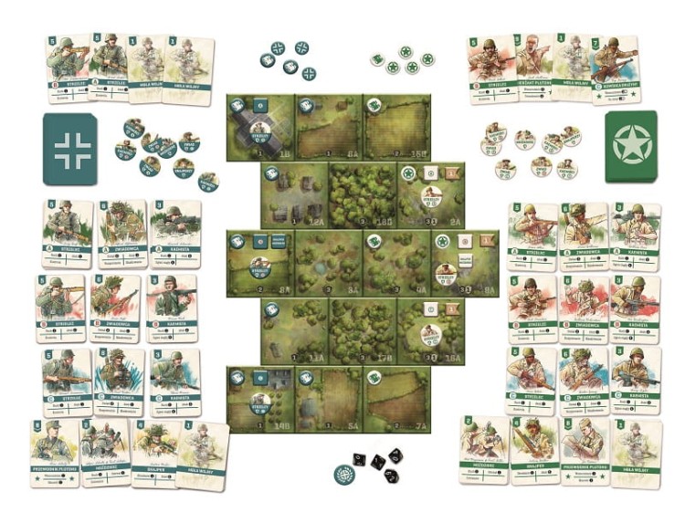 Nieustraszeni: Normandia (gra planszowa) rozgrywka