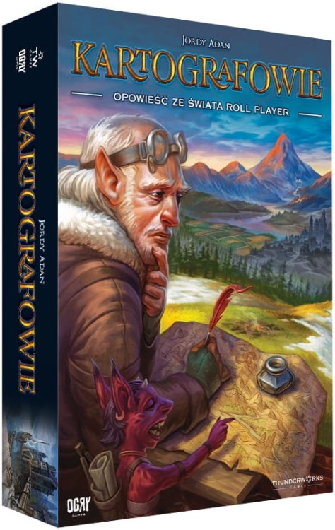 Kartografowie: Opowieść ze świata Roll Player pudełko
