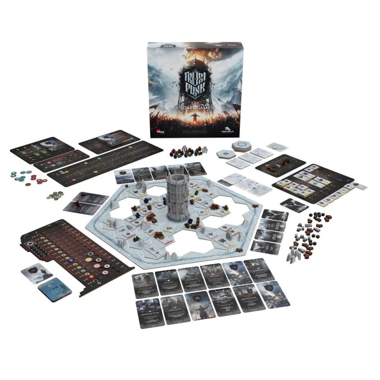 Frostpunk: Gra planszowa (edycja polska) zawartość