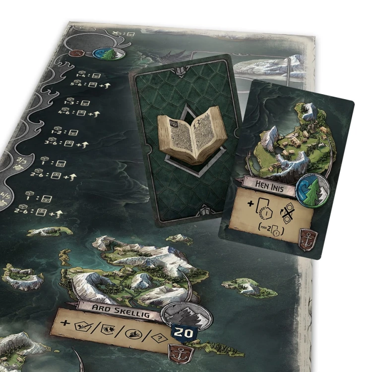 Wiedźmin: Stary Świat - Skellige plansza i karty