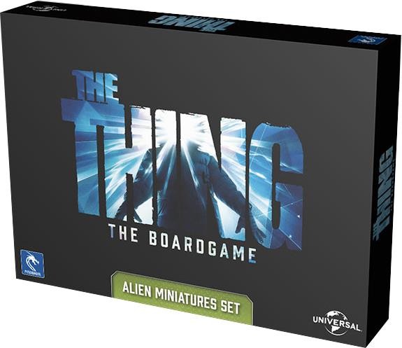 The Thing: Alien Miniature Set (zestaw figurek obcego do gry podstawowej) pudełko