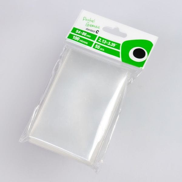 Koszulki na karty Portal Games (54x86 mm) Standard American, 55 sztuk opakowanie