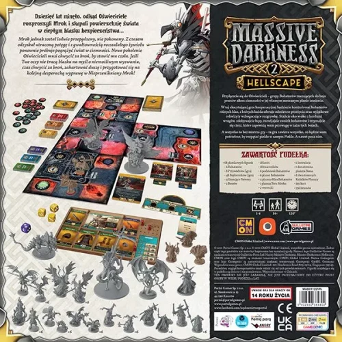Massive Darkness 2: Hellscape tyl pudelka