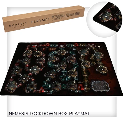 Mata Nemesis Lockdown mata do gry z pudelkiem