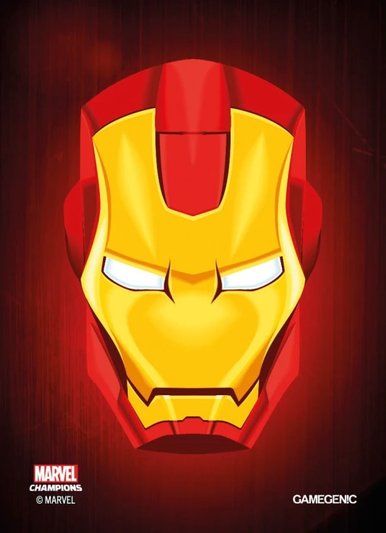 Gamegenic: Marvel Champions Art Sleeves (66 mm x 91 mm)  Iron Man 50+1 szt.