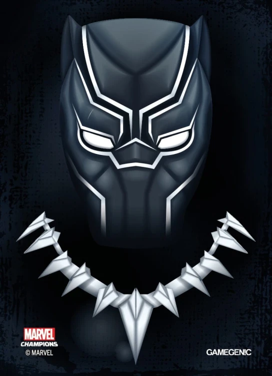 Gamegenic: Marvel Champions Art Sleeves (66 mm x 91 mm) Black Panther 50+1 szt.