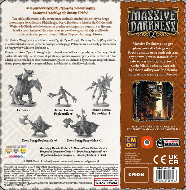 Massive Darkness 2: Gates of Hell zestaw wrogów