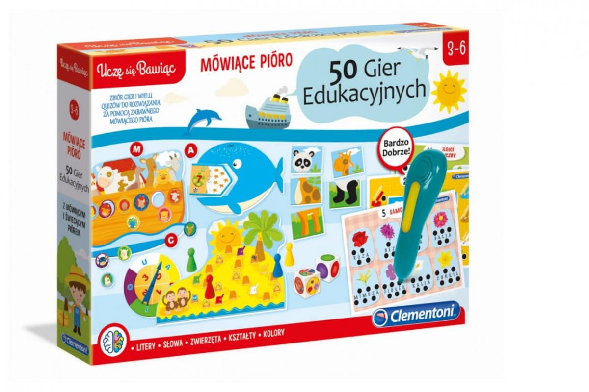 Mówiące Pióro - 50 Gier Edukacyjnych