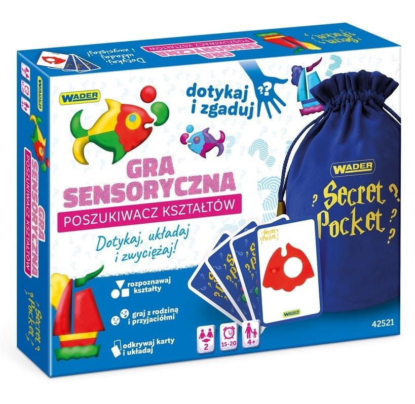 Play&amp;Fun Secret Pocket Poszukiwacz Kształtów