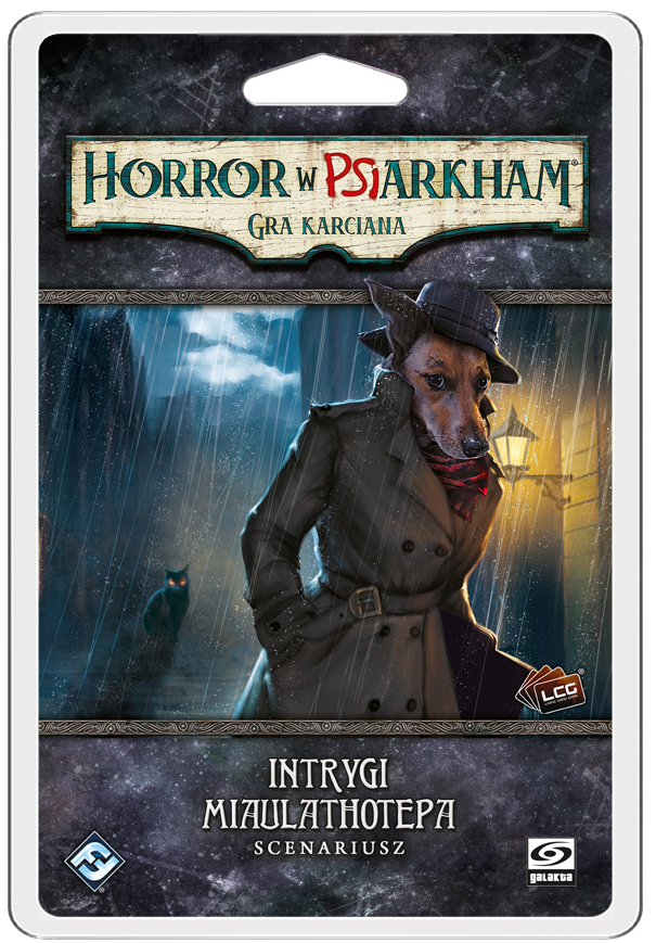 Horror w Psiarkham: Intrygi Miaulathotepa pudełko