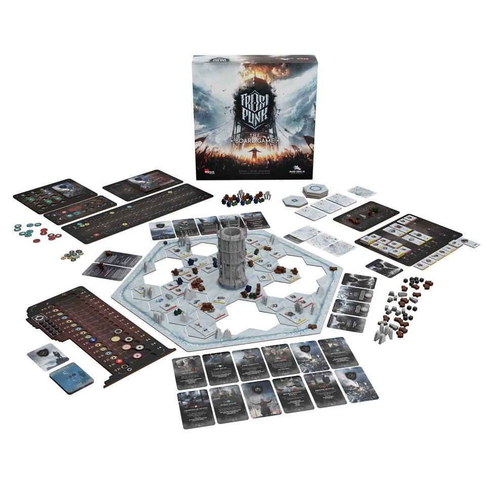 Frostpunk: Gra planszowa (edycja polska) zawartość
