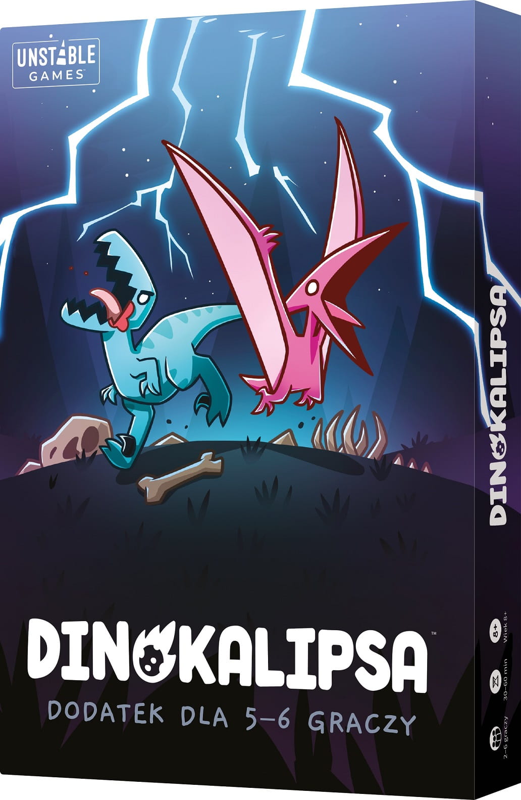 Dinokalipsa: Dodatek dla 5-6 graczy pudełko