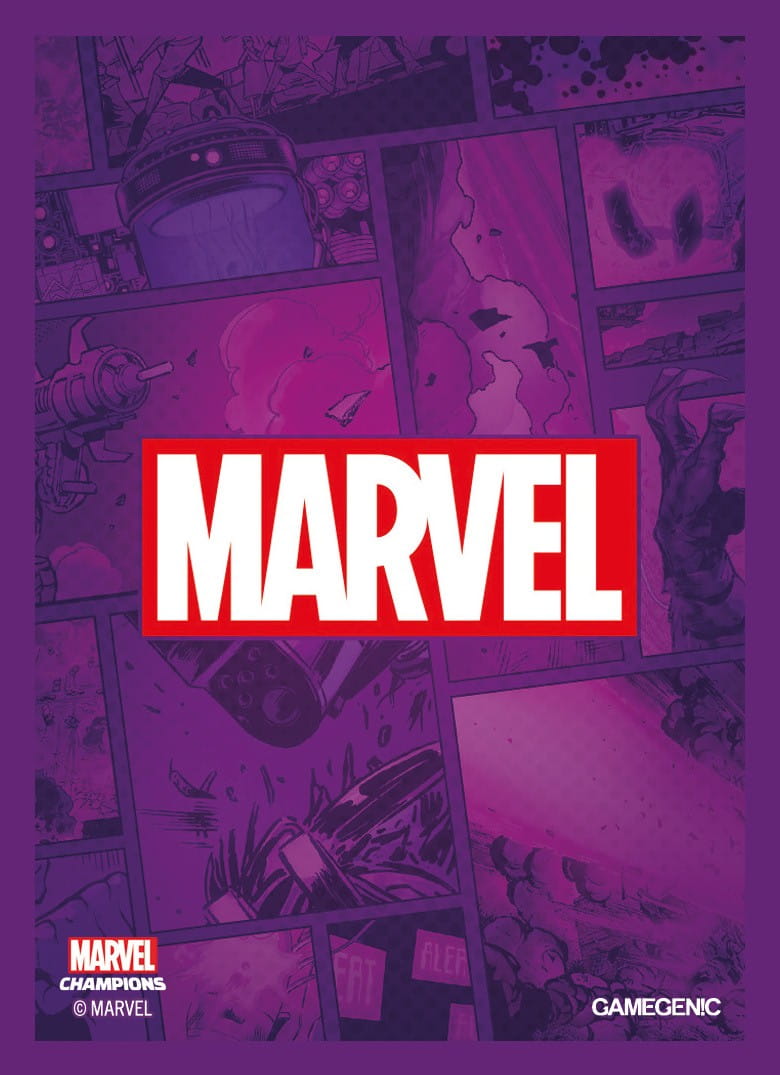 Gamegenic: Marvel Champions Art Sleeves (66 mm x 91 mm) Purple 50+1 szt.