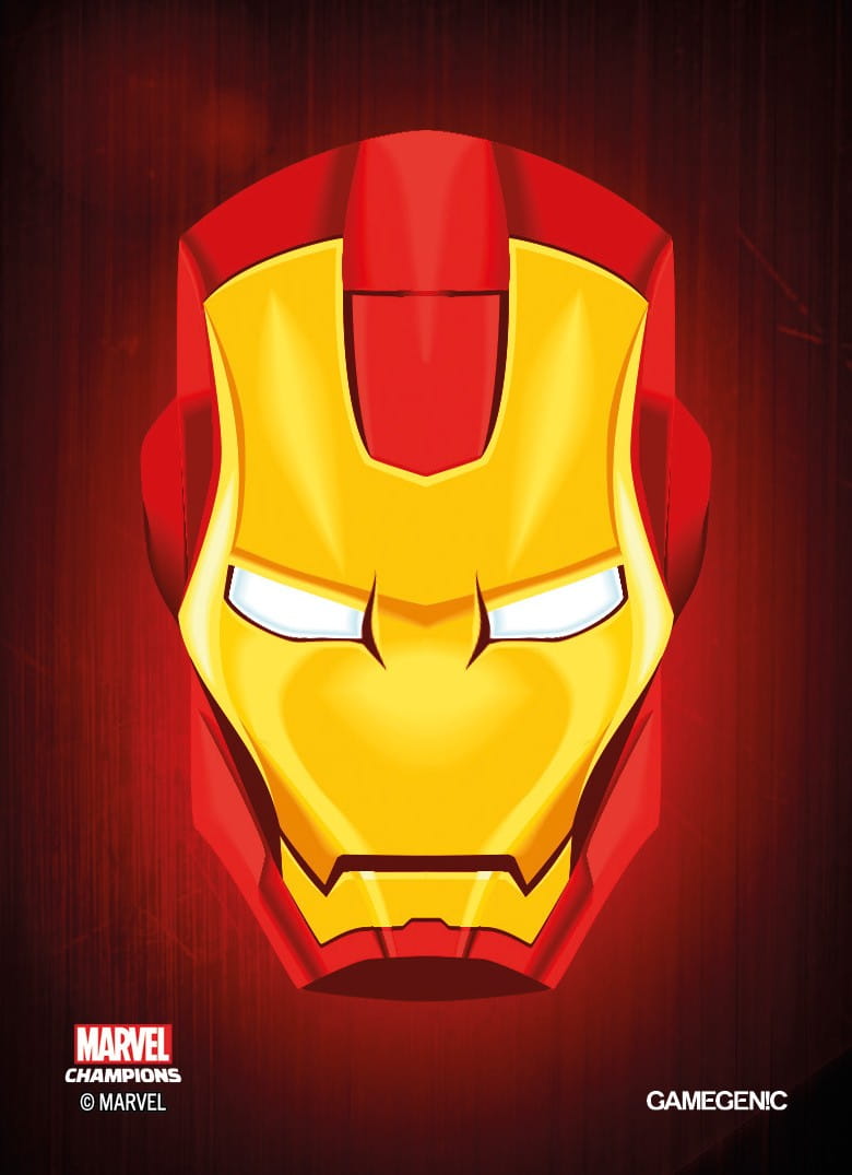 Gamegenic: Marvel Champions Art Sleeves (66 mm x 91 mm)  Iron Man 50+1 szt.
